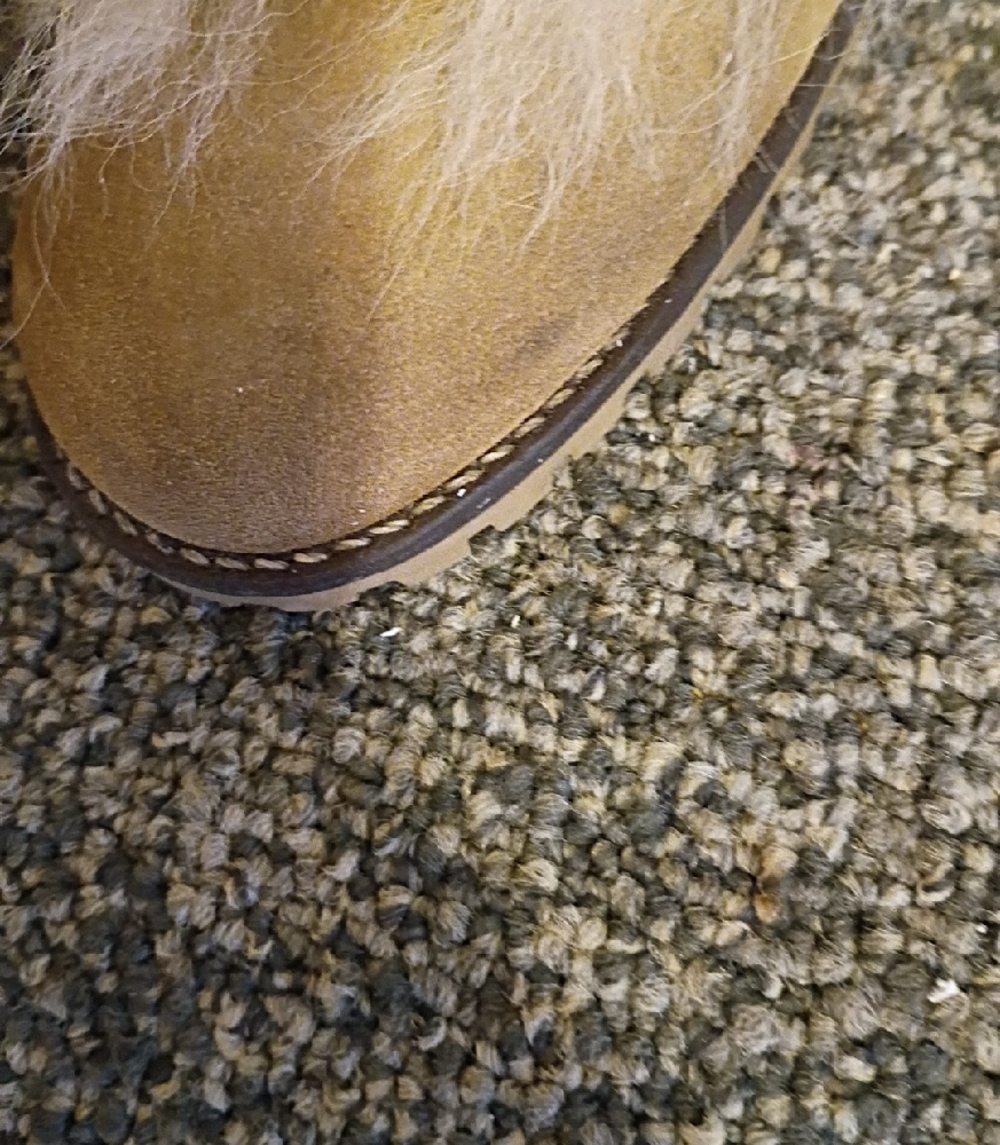 Coach  Kristy Women’s Tan Faux-Fur Slip-On Mules Size 8 - Picture 3 of 11